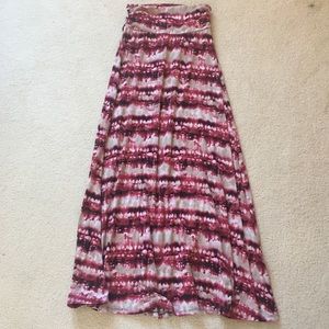 Joe B Purple Tye Dye Maxi Skirt